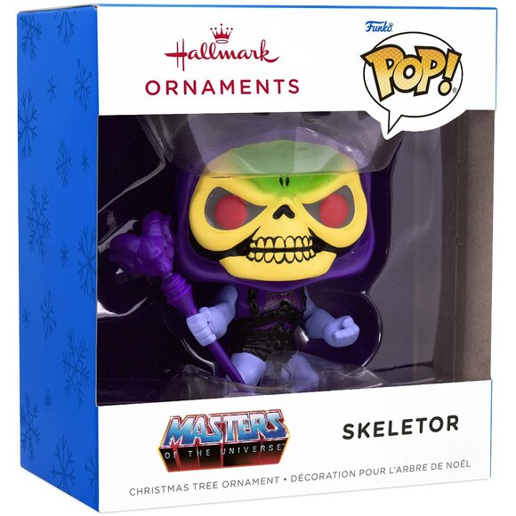 New! Skeletor Masters of the Universe Funko POP! Hallmark Christmas Ornament - Picture 1 of 4